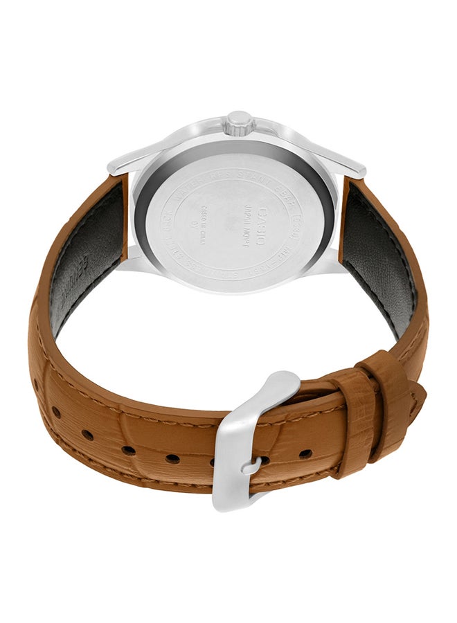 CASIO Men's Water Resistant Analog Watch MTP-1381L-9A - 40 mm - Brown - Image 2