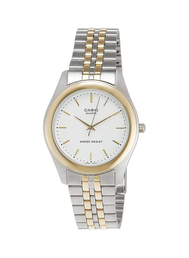 CASIO Women's Water Resistant Analog Watch LTP 1129G - 7B - 32 mm - Silver/Gold - Image 1