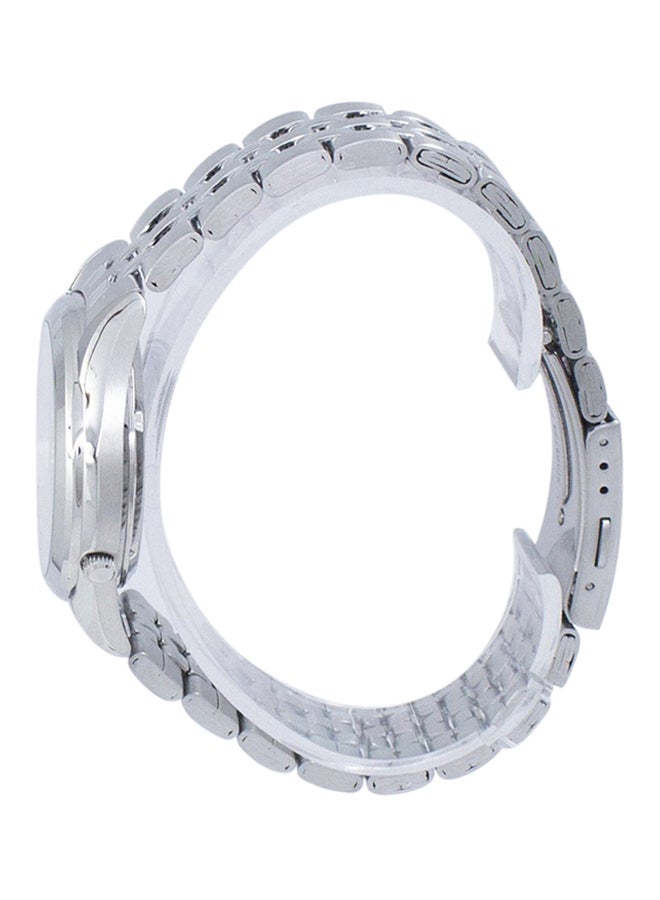 سيكو ساعة يد دائرية الشكل بعقارب وسوار من الإستانلس ستيل مقاس 38 مم - لون فضي - طراز SNKL19J1 للرجال - Image 3