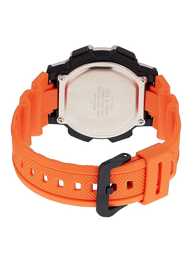 كاسيو ساعة يد رقمية كاباليرو طراز AE-1000W-4BVEF - مقاس 44 مم - لون برتقالي للرجال - Image 2