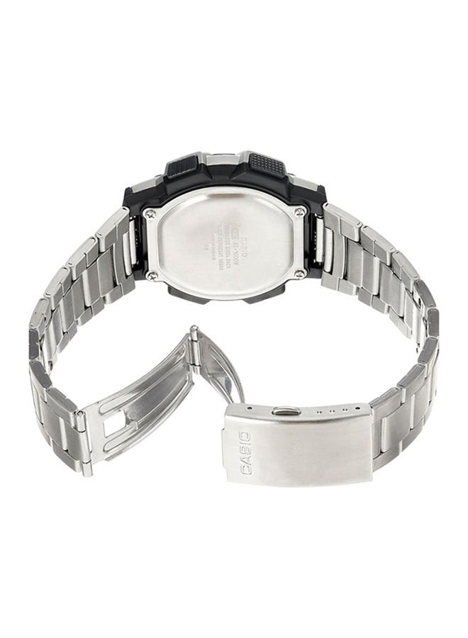 كاسيو ساعة يد شبابية رقمية مقاومة للماء طراز AE-1000WD-1AVEF - مقاس 48 مم - لون فضي للرجال - Image 2