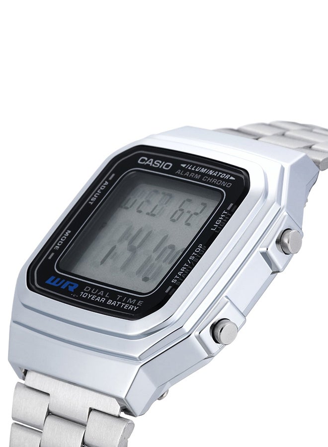 CASIO Men's Vintage Digital Watch A178WA-1A - 41 mm - Silver - Image 3