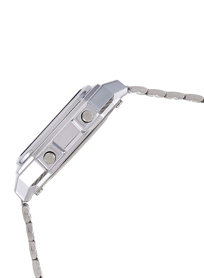 CASIO Men's Vintage Digital Watch A178WA-1A - 41 mm - Silver - Image 4