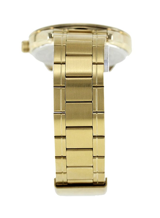 CASIO Women's Water Resistant Stainless Steel Analog Watch LTP-V005G-9AUDF - 28 mm - Gold - Image 4