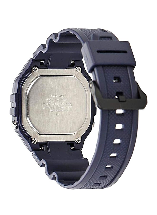 CASIO Men's Water Resistant Digital Watch W-218H-2AVEF - 48 mm - Blue - Image 2