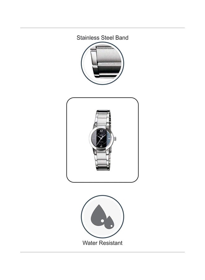 CASIO Women's Enticer Analog Watch LTP-1230D-1CDF - 30 mm - Silver - Image 4