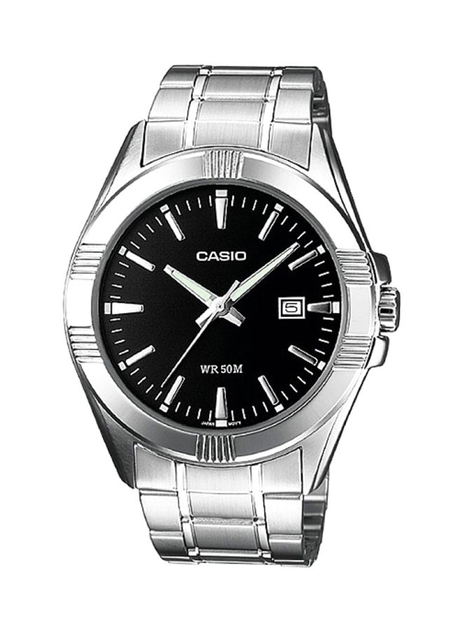 CASIO Men's Water Resitant Stainless Steel Analog Watch MTP-1308D-1AVDF - Image 1