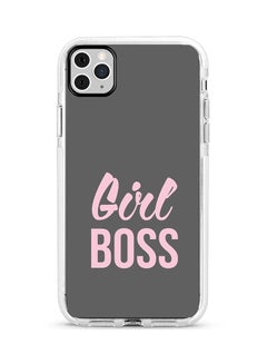 Stylizedd Protective Case Cover For Apple iPhone 11 Pro Max Girl Boss (Grey) 