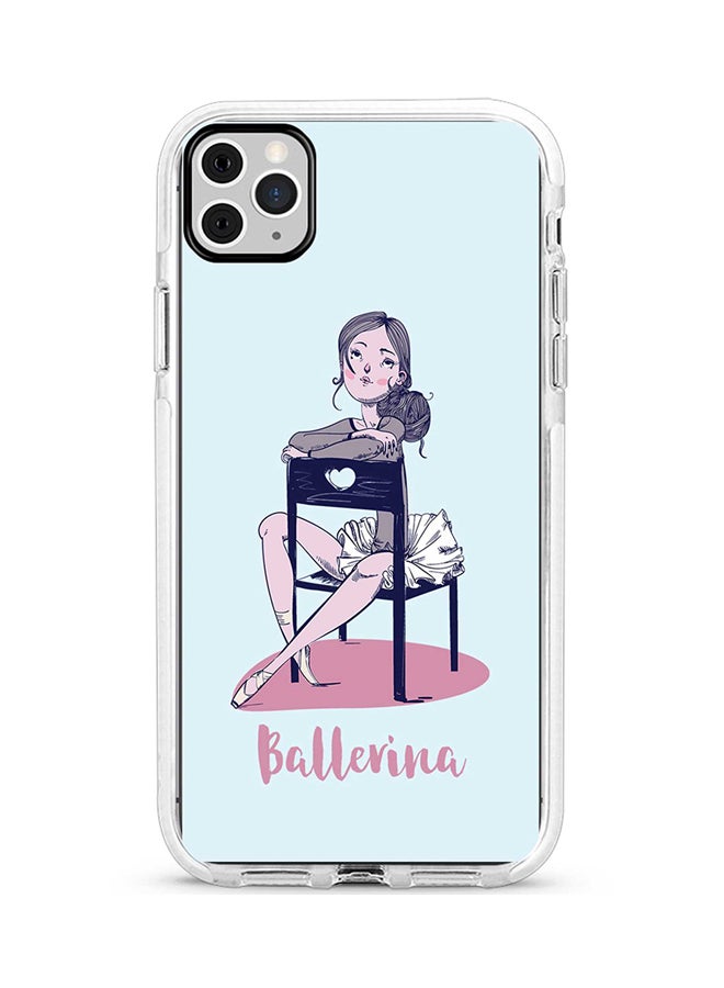 غطاء حماية واقٍ لهاتف أبل آيفون 11 برو ماكس مطبوع بعبارة "Ballerina"