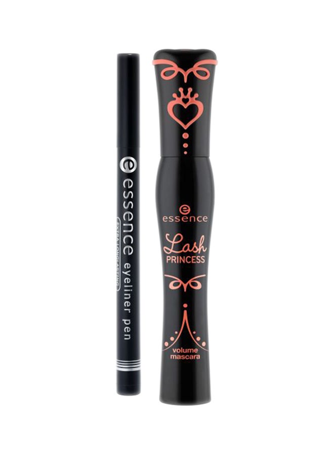 Essence 2-Piece Mascara With Eyeliner Pencil Set Black