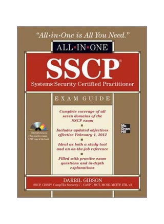 SSCP : Systems Security Certified Practitioner : Exam Guide Hardcover English by Darril Gibson - 1 January 2012 - v1572434020/N31765696A_1