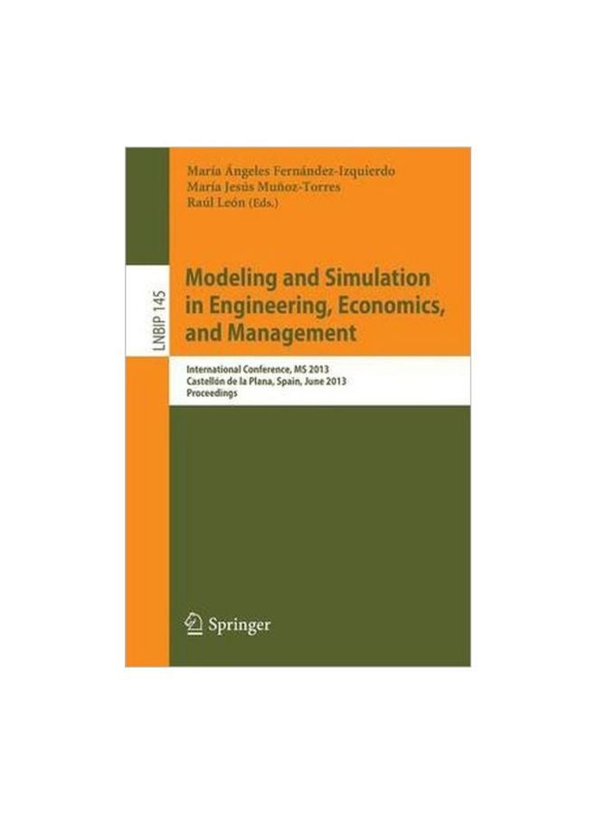 Modeling And Simulation In Engineering, Economics, And Management Paperback English - 17 May 2013 