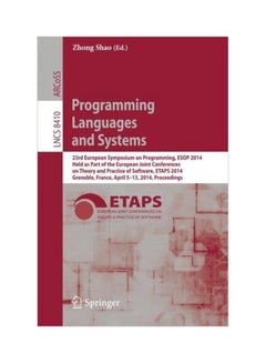 Programming Languages And Systems paperback english - 17 March 2014 