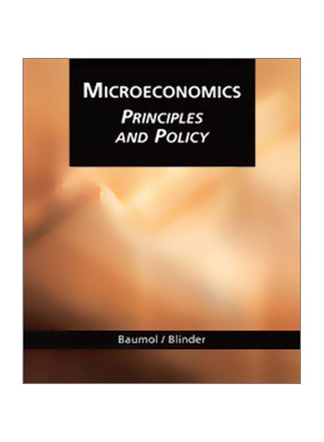 Microeconomics:Principles And Policy Paperback English by Blinder - 28 June 1905 