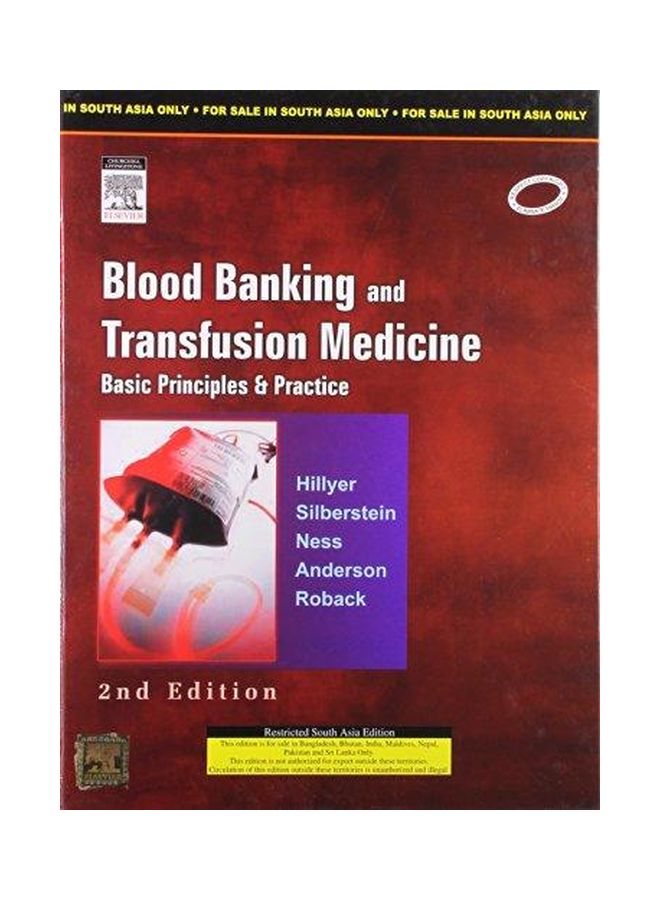 Blood Banking And Transfusion Medicine: Basic Principles And Practice Hardcover English - 01-07-1905 
