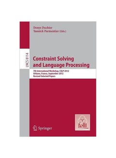 Constraint Solving And Language Processing Paperback English by Yerasimos, S. - 9 October 2013