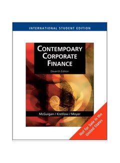 Contemporary Corporate Finance Paperback English by James R. McGuigan - 2 July 2008 