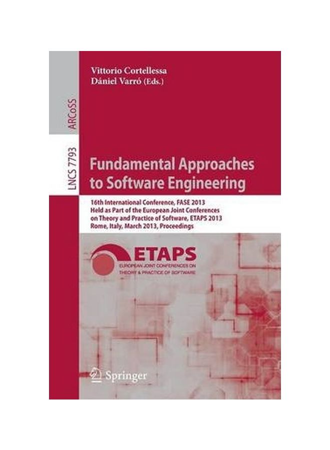 Fundamental Approaches To Software Engineering Paperback English - 20 February 2013 