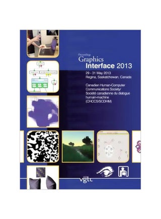Graphics Interface 2013 Paperback English by Faramarz Famil Samavati - 27 August 2013 - v1572434383/N31766739A_1