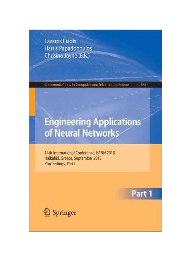 Engineering Applications Of Neural Networks Paperback English - 11 September 2013 