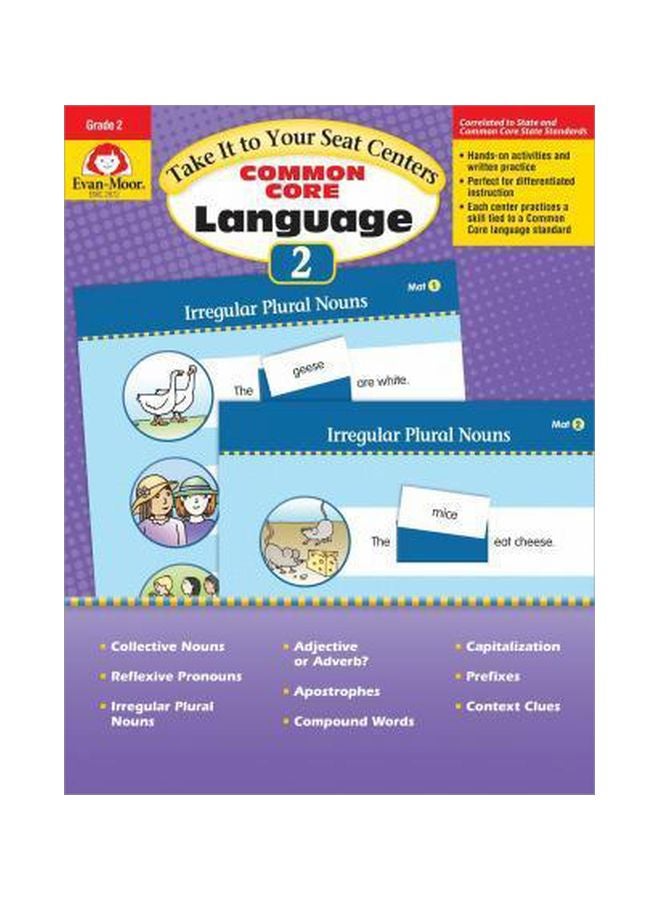 Take It To Your Seat Language Centers, Grade 2 Paperback English by Evan-Moor Educational Publishers - 1 January 2015