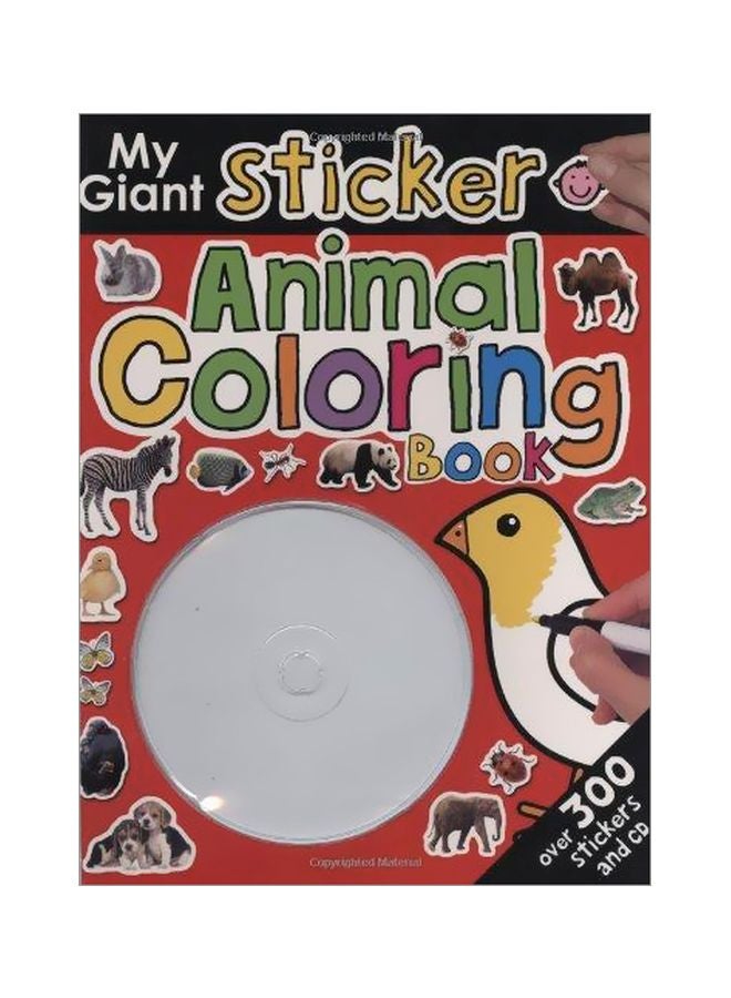 My Giant Sticker Animal Coloring Book English by Priddy Books - 16 October 2007