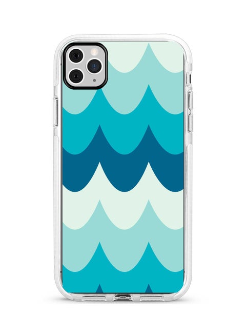 Protective Case Cover For Apple iPhone 11 Pro Wavy Waves