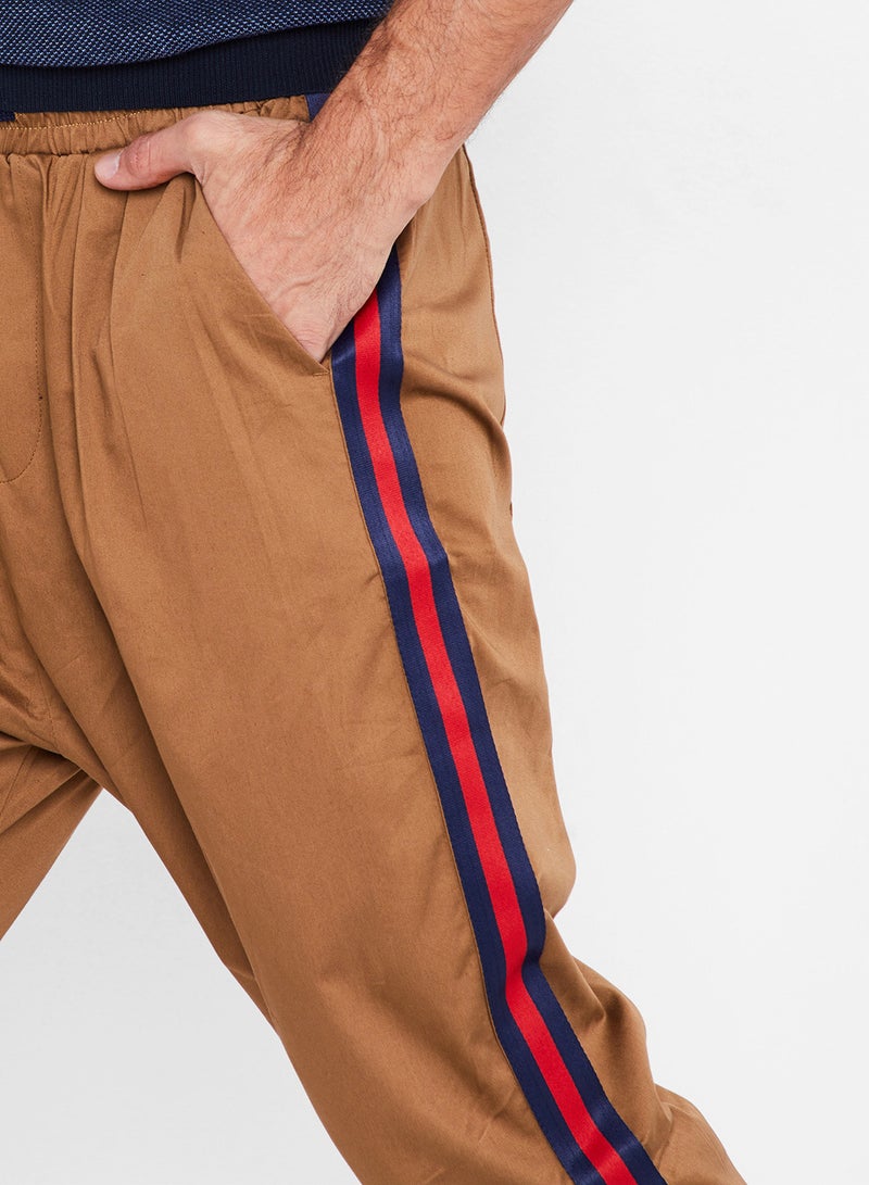 STATE 8 Side Striped Pants Brown  - Image 4