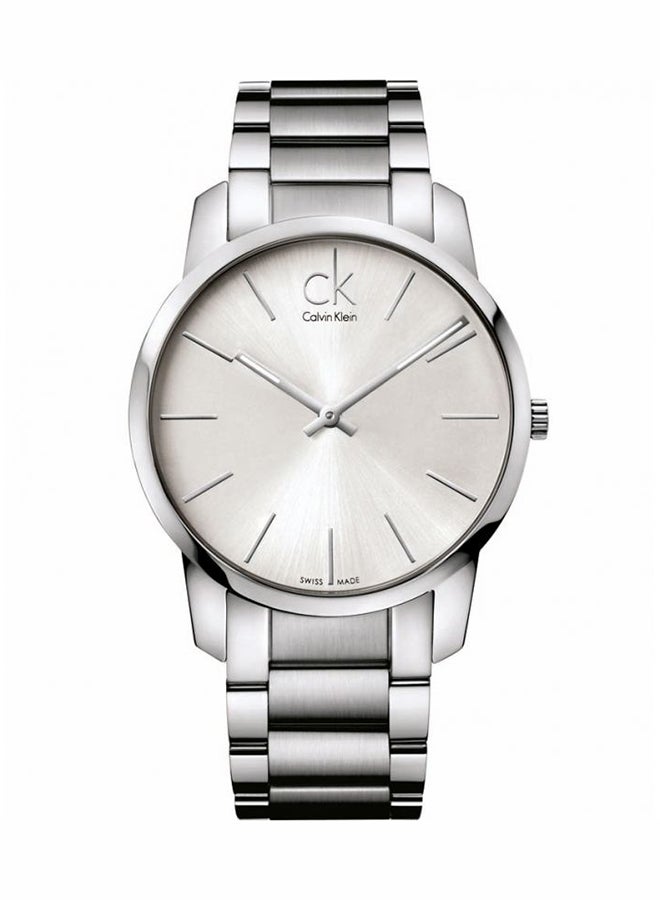 CALVIN KLEIN - Men's City Water Resistant Stainless Steel Analog Watch K2G21126 - Image 1