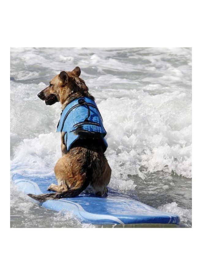 سترة سباحة للسلامة والنجاة للكلاب أسود/أزرق XXL - Image 2