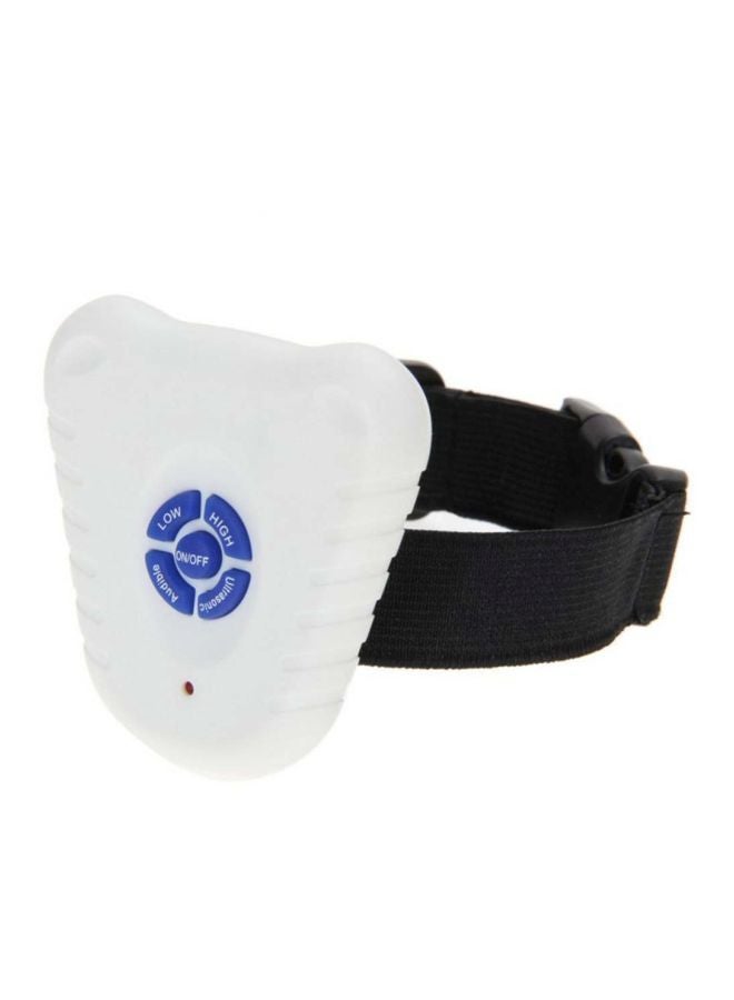 Anti Barking Collar White/Black - Image 2