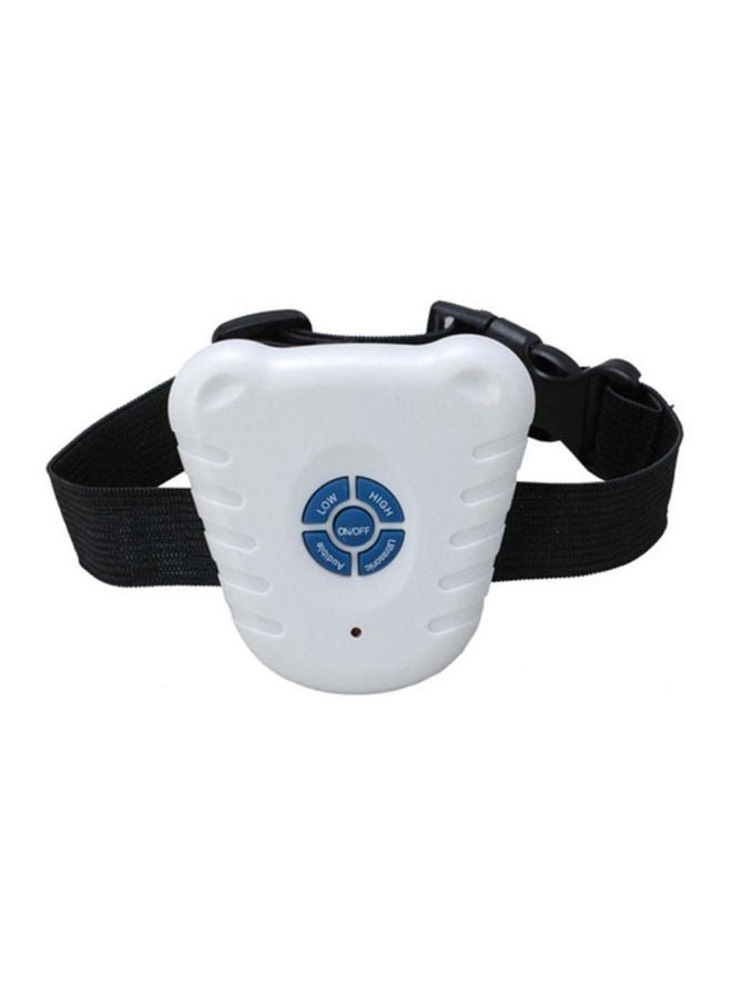 Anti Barking Collar White/Black - Image 1