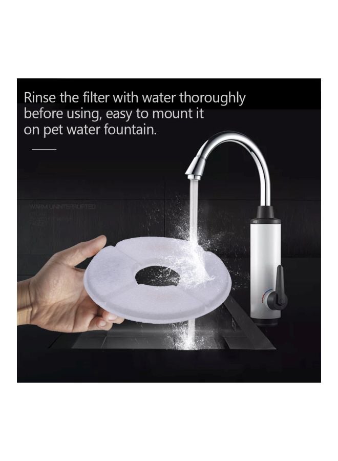 Generic 12-Piece Water Fountain Filter White  - Image 3