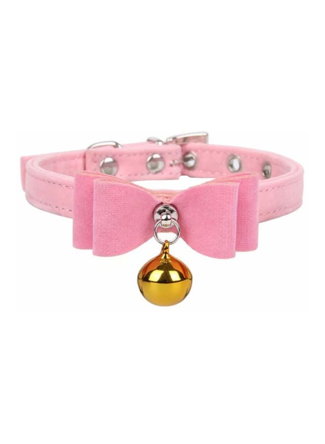 Generic Velvet Pet Collar Red/Yellow 25centimeter 