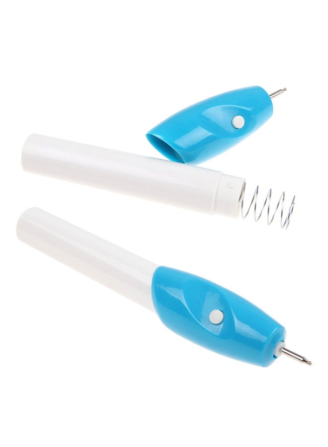 Kitchen Stuff - Glass Engraving Pen White/Blue 18x3cm - Image 1