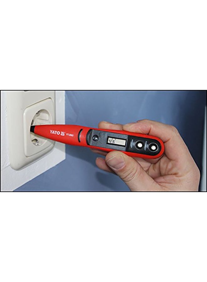 Yato Digital Voltage Tester Red/Black - Image 2