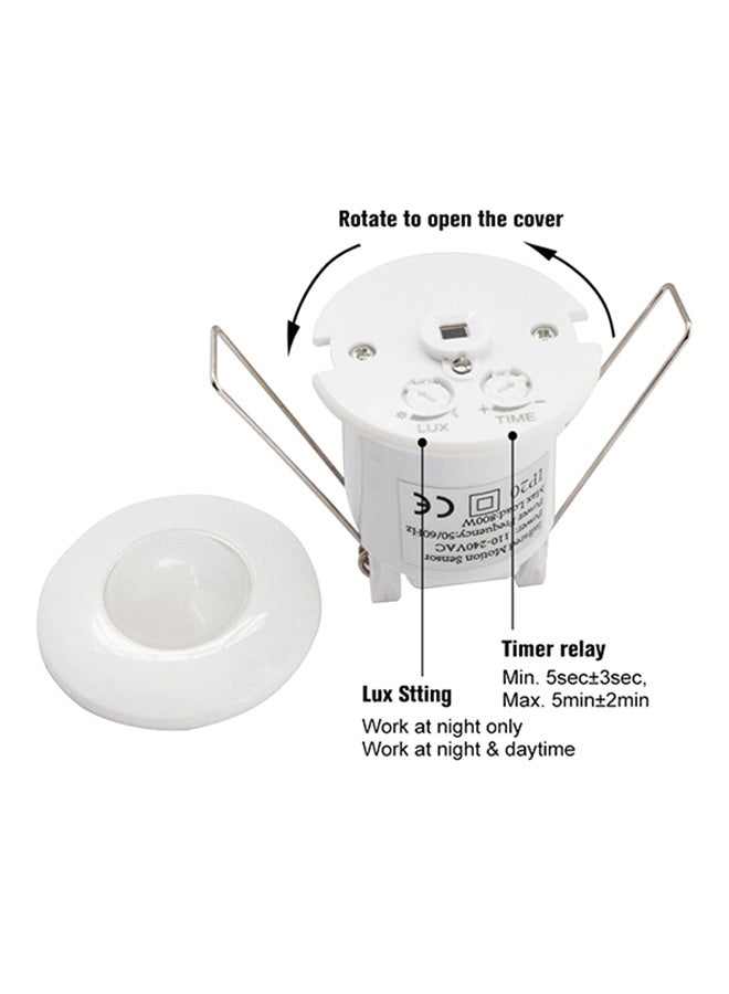 Generic - Mini Infrared Light Switch White 0.073kg - Image 1