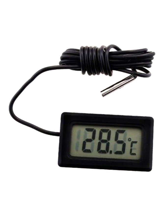 Generic - Digital LCD Thermometer For Refrigerator Black/Grey - Image 1