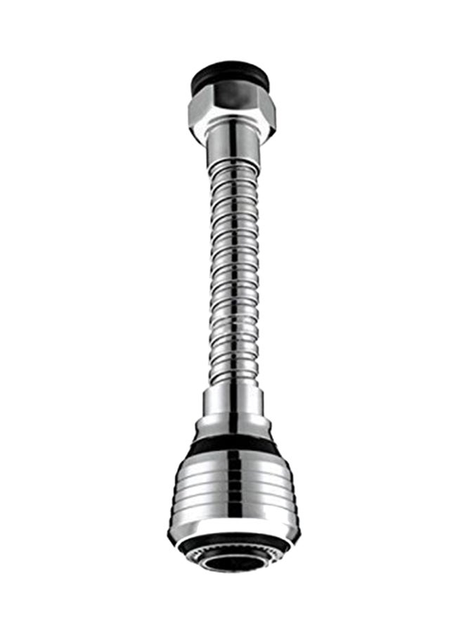 Turbo Flex - 360 Degree Easy Cleaning Flexible Faucet Sprayer Silver - Image 1