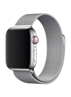 Stainless Steel Milanese Loop Band For Apple Watch Silver