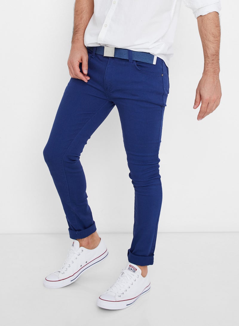 SOUL STAR Basic Skinny Jeans Blue  - Image 1