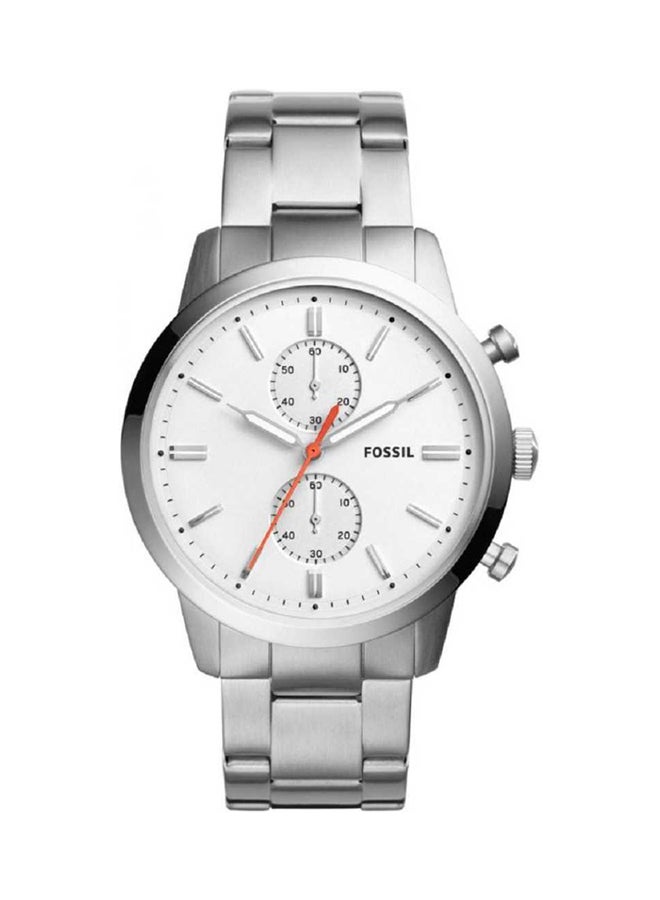 FOSSIL men Stainless Steel Strap Chronograph Wrist Watch FS5346  - Image 1