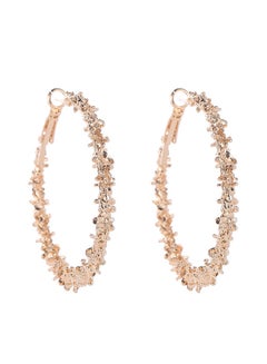 Alloy Elegant Hoop Earrings