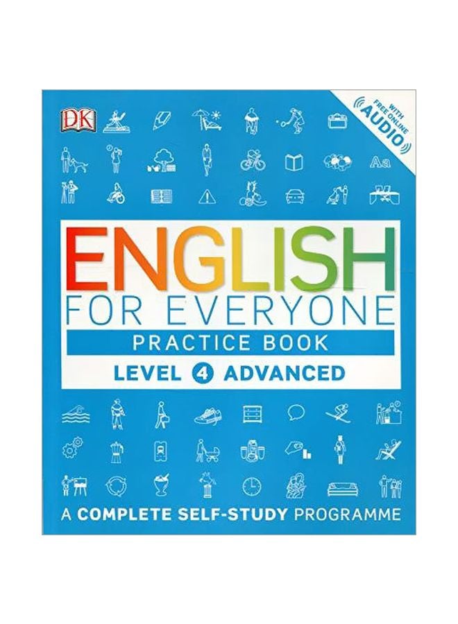 English For Everyone Practice Book Level 4 Advanced : A Complete Self-study Programme Paperback English by DK - 42522