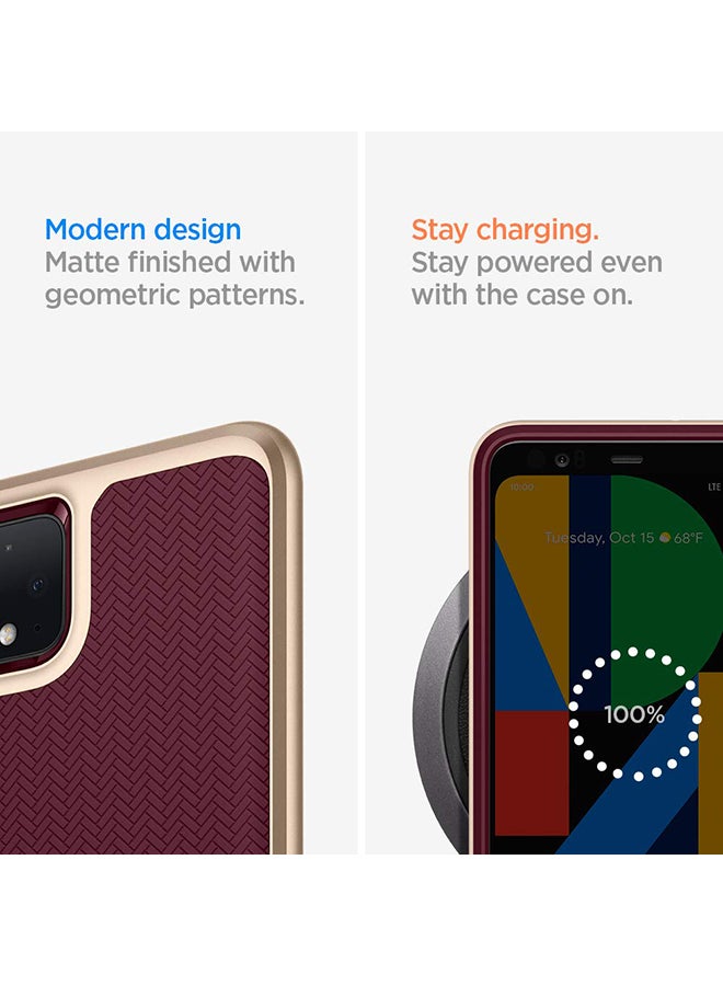 Spigen Neo Hybrid Case Cover For Google Pixel 4 XL Burgundy - Image 2