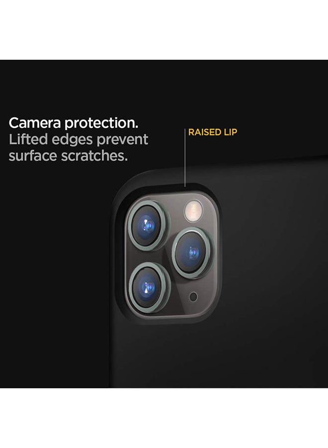 Spigen - Silicone Fit Designed Case Cover For Apple iPhone 11 Pro Max Black - Image 1