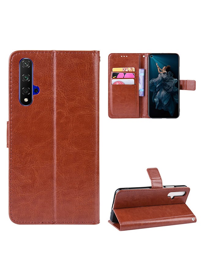 TOEON Protective Case Cover For Huawei Nova 5T Brown - Image 2