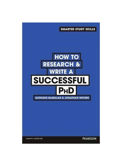 How To Research And Write A Successful Phd Paperback English by Kathleen McMillan - 41516