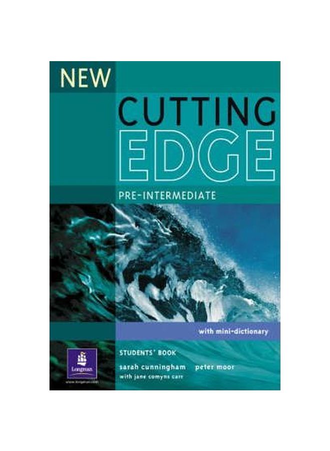 New Cutting Edge Pre-Intermediate Students' Book Paperback English by Sarah Cunningham - 38463