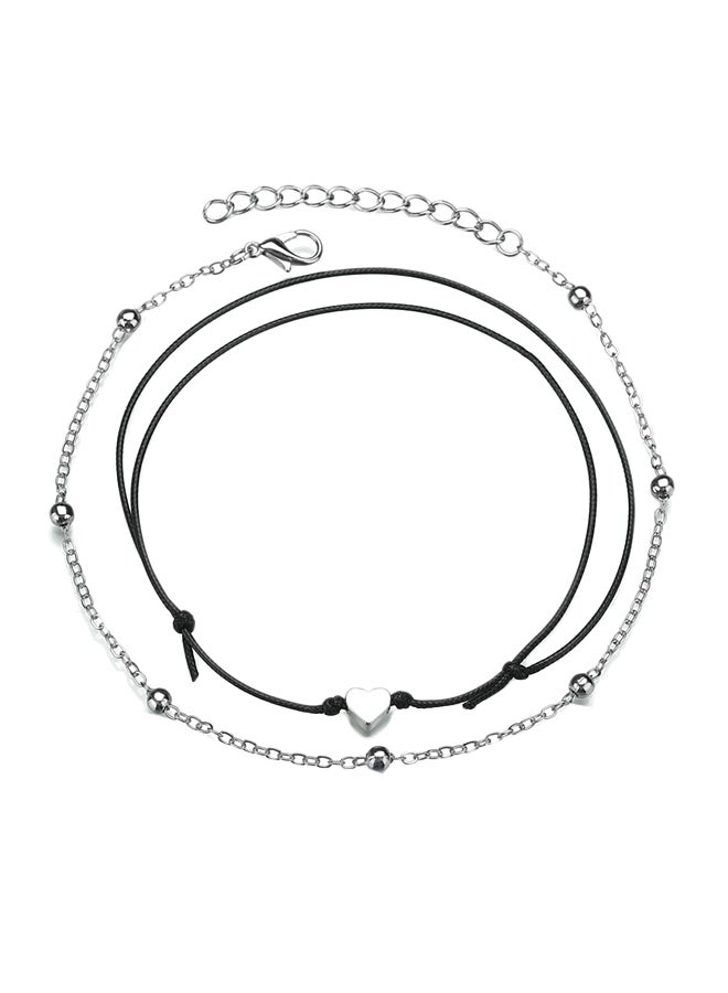 Generic - 2-Piece Alloy Vogue Anklet Chain - Image 1
